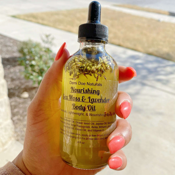 Sea moss warm vanilla body oil